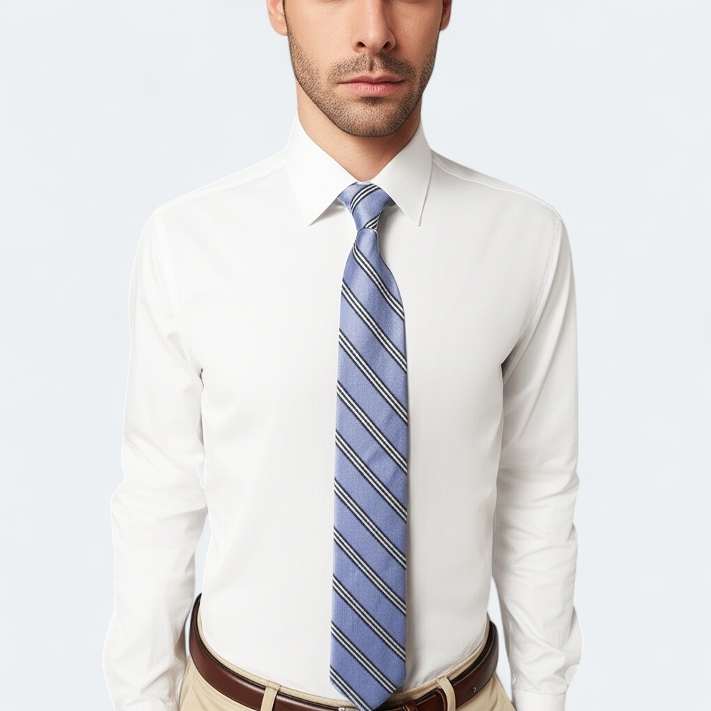 Brooks Brother 100% Silk Striped Business Tie